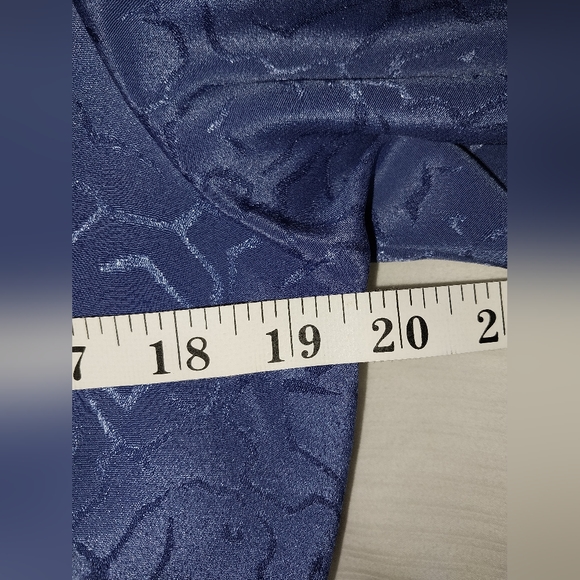 Vintage 80s Billy Jack Apparel Blue Dress Size 11/12 - Picture 14 of 16